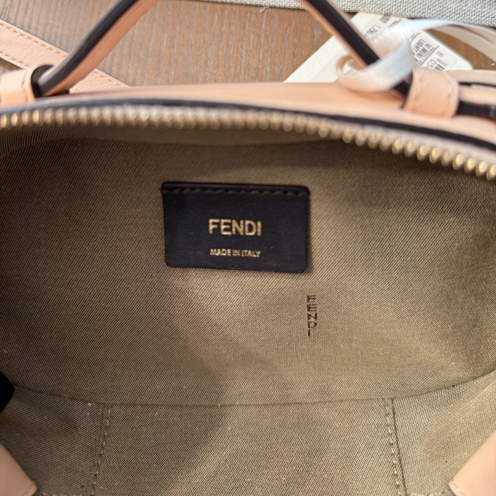 Fendi Cream Leather Crossbody Camera Bag - Picture 11 of 12